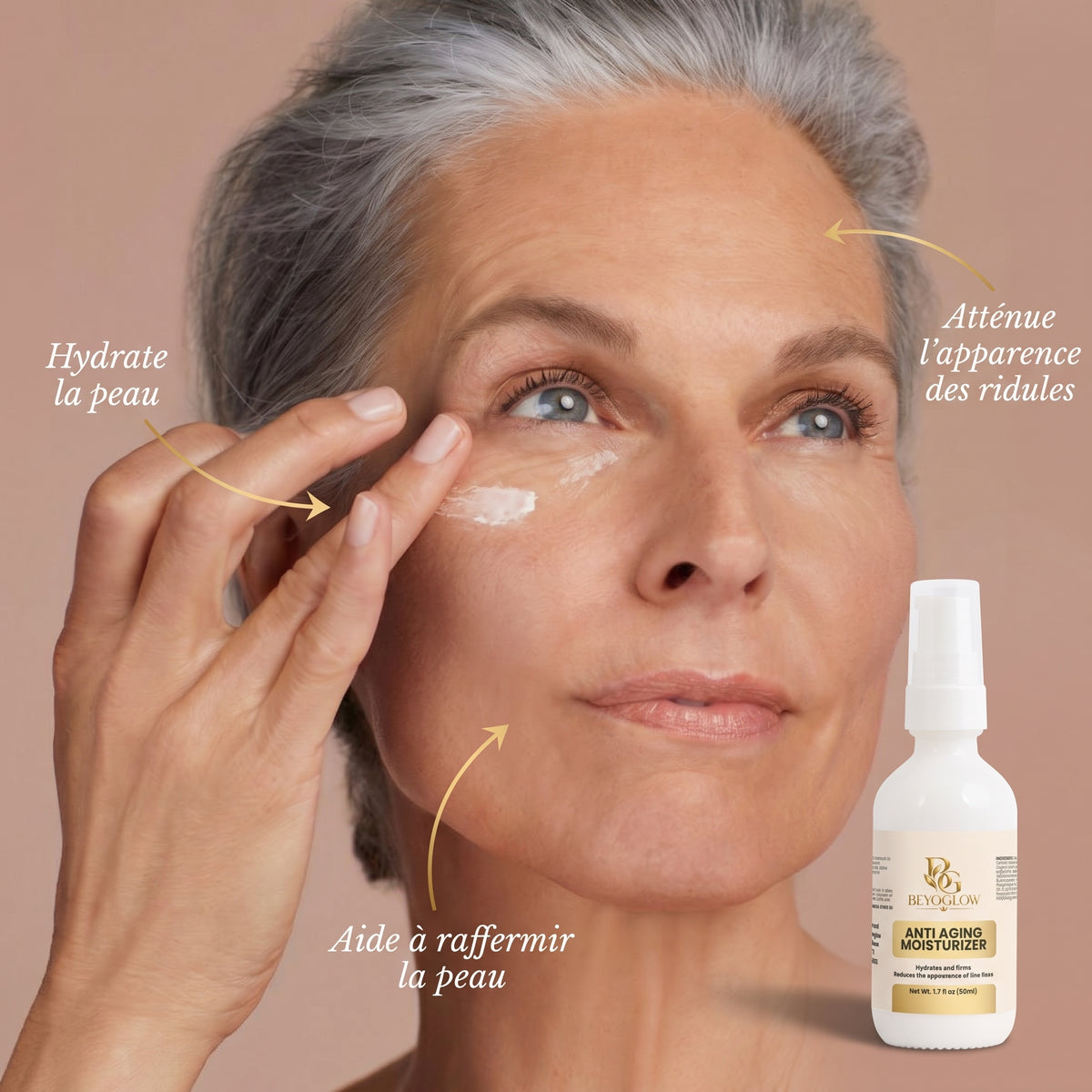 Applying SPF after moisturiser in the morning routine